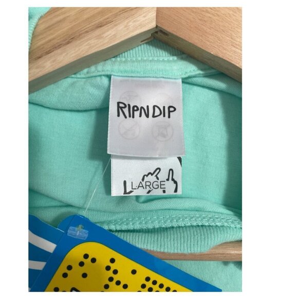 Rip and Dip NWT Long Sleeve Size Large Cat Hanging Off Pocket - Picture 3 of 8